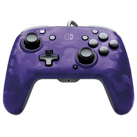 PDP Faceoff Deluxe+ Audio Nero, Porpora USB Gamepad Analogico/Digitale Nintendo Switch