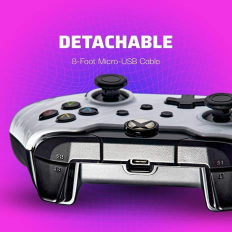 PDP Controller con Cavo Xbox Series X│S, Bianco (Ghost White) - 6