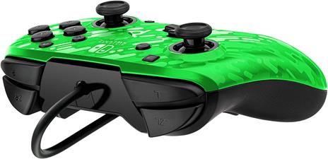 Pdp Controller Wired Faceoff Deluxe+ Audio Verde Per Nintendo Switch - 6