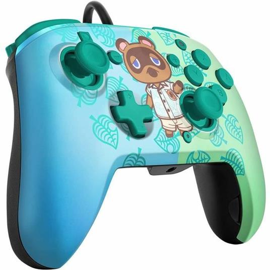 Controller cablato - PDP - Faceoff Deluxe - Animal Crossing: Tom Nook - Switch - 3