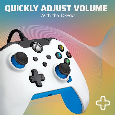 PDP 049-012-WB periferica di gioco Blu, Bianco USB Gamepad Analogico/Digitale PC, Xbox, Xbox One X, Xbox Series S, Xbox Series X - 3