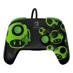 Gamepad SWITCH 1 Up Glow in The Dark Rematch Wired Black e Green 500 134 GID
