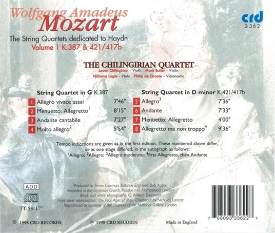 Quartetti Haydn vol.1 - CD Audio di Wolfgang Amadeus Mozart - 2