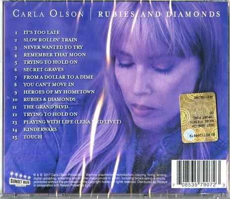 Rubies and Diamonds - CD Audio di Carla Olson - 2