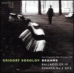 Sonata per pianoforte n.3 - Ballate op.10