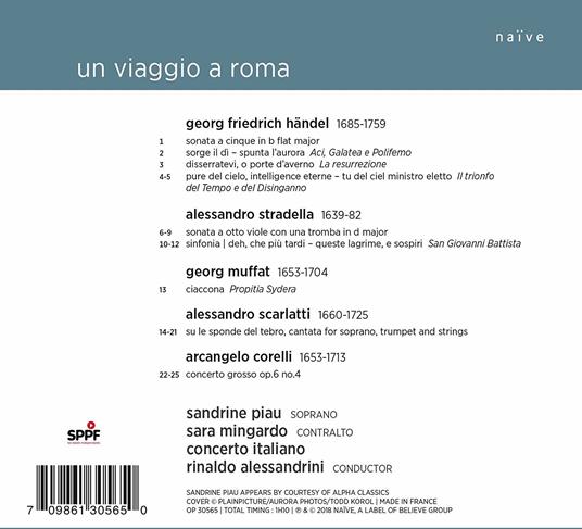 Un viaggio a Roma - CD Audio di Rinaldo Alessandrini - 2