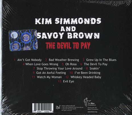 The Devil to Pay - CD Audio di Savoy Brown,Kim Simmonds - 2