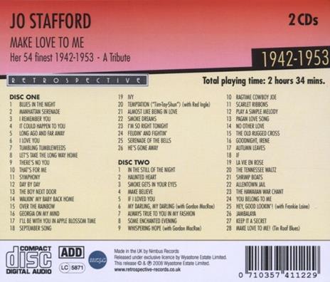 Make Love to Me - CD Audio di Jo Stafford - 2