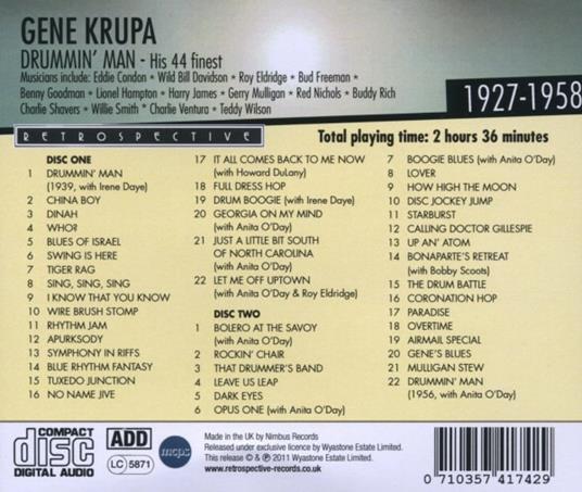 Drummin' Man - CD Audio di Gene Krupa - 2