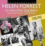 I've Heard That Song Before - CD Audio di Helen Forrest