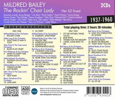 Rockin' Chair Lady - CD Audio di Mildred Bailey - 2