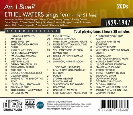 Am I Blue? - CD Audio di Ethel Waters - 2