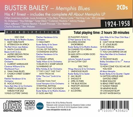 Memphis Blues - CD Audio di Buster Bailey - 2