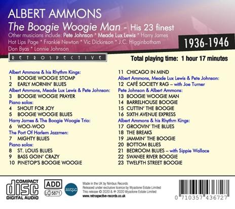 Boogie Woogie Man - CD Audio di Albert Ammons - 2