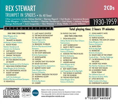 Rex Stewart Trumpet In Spades - His 48 Finest 1930-1959 - CD Audio di Rex Stewart - 2