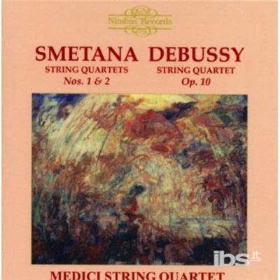 String Quartets - CD Audio di Claude Debussy,Bedrich Smetana,Medici Quartet