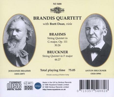 Quintetto per archi n.2 in Sol - CD Audio di Johannes Brahms - 2