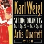 Quartetti per archi n.1, n.5 - CD Audio di Artis Quartett,Karl Weigl