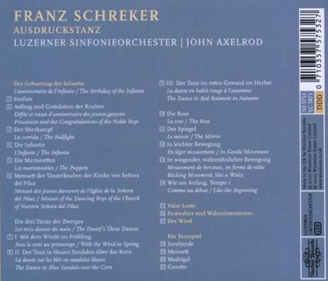 Opere orchestrali - CD Audio di Franz Schreker - 2