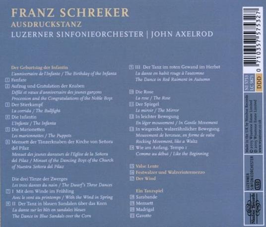 Opere orchestrali - CD Audio di Franz Schreker - 2