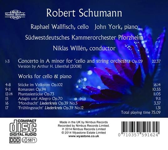 Cello Concerto - CD Audio di Robert Schumann - 2
