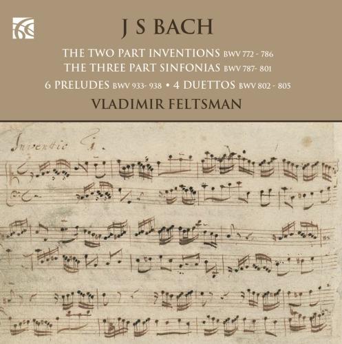 Invenzioni a 2 voci BWV 772-786 - Invenzioni a 3 voci BWV 787-80 - CD Audio di Johann Sebastian Bach,Vladimir Feltsman