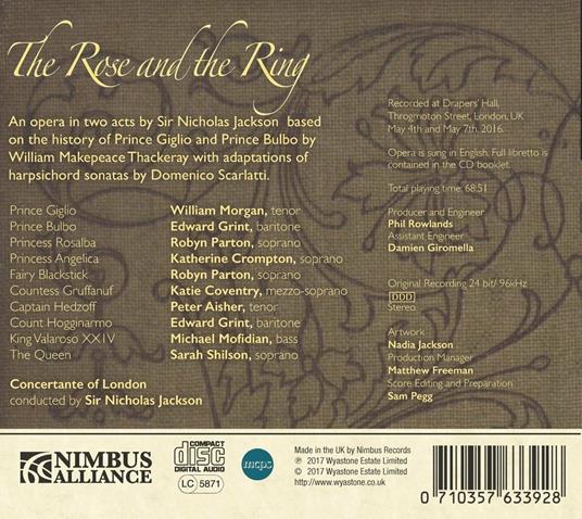 La rosa e il Re - CD Audio di Domenico Scarlatti,Nicholas Jackson - 2