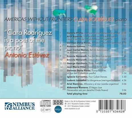 Americas Without Frontier - CD Audio di Clara Rodriguez - 2