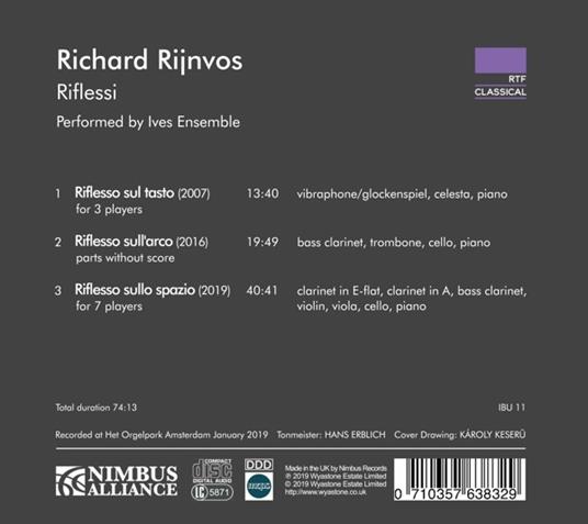 Riflessi - CD Audio di Richard Rijnvos - 2