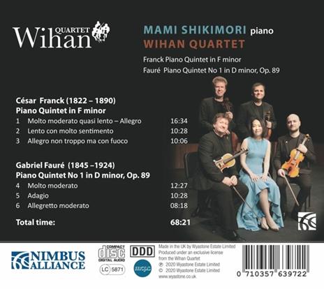 Klavierquintetten - CD Audio di Mami Shikimori - 2