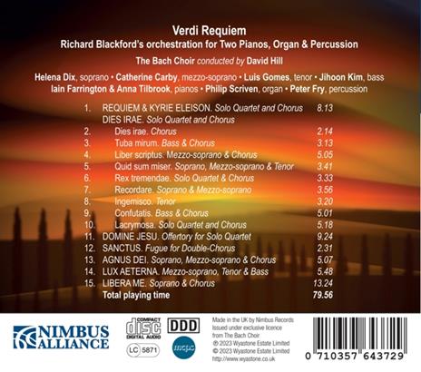 Requiem - CD Audio di David Hill,Luigi Verdi - 2