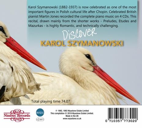Discover Karol Szymanowski - CD Audio di Karol Szymanowski - 2