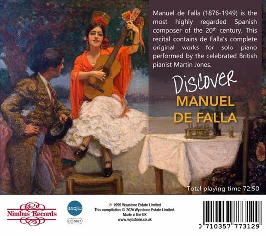 Martin Jones Discover - CD Audio di Manuel De Falla - 2