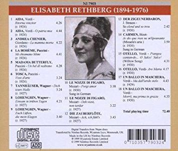 Prima voce. Elisabeth Rethberg (1894-1976) - CD Audio di Elisabeth Rethberg - 2