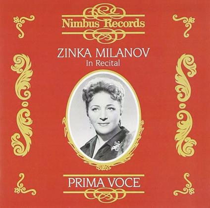 Zinka Milanov - CD Audio di Zinka Milanov