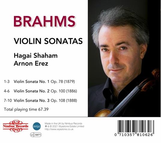 Violin Sonatas - CD Audio di Hagai Shaham - 2