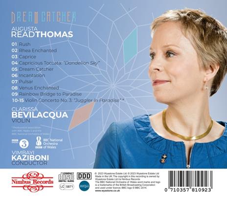 Dream Catcher. Complete Works For Solo Violin - CD Audio di Augusta Read Thomas - 2