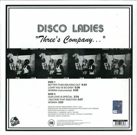 Three's Company - Vinile LP di Disco Ladies - 2