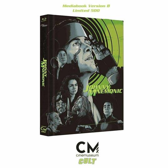 Johnny Mnemonic. Mediabook Variant B. Numerata 500 Copie (Blu-ray) di Robert Longo - Blu-ray
