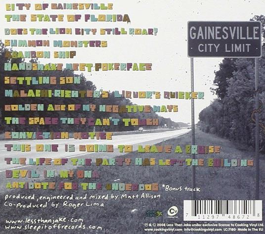 GNV FLA - CD Audio di Less Than Jake - 2
