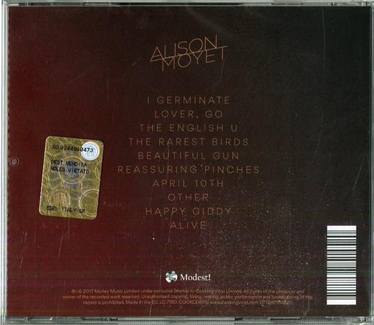 Other - CD Audio di Alison Moyet - 2