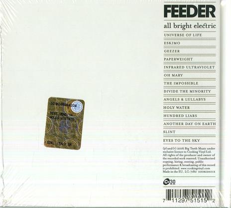 All Bright Electric (Deluxe Edition) - CD Audio di Feeder - 2