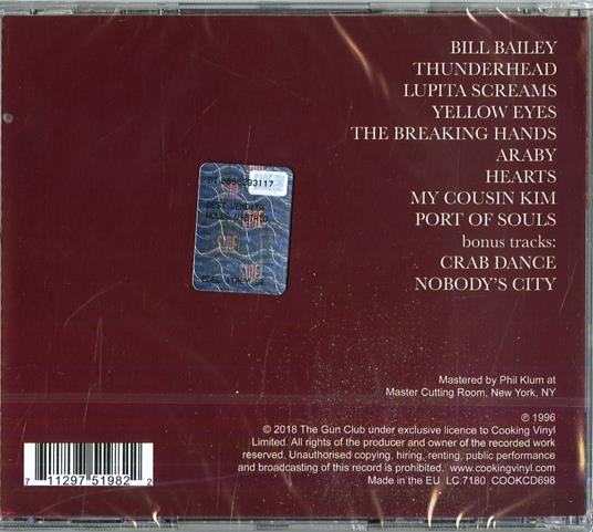 Mother Juno (Reissue) - CD Audio di Gun Club - 2