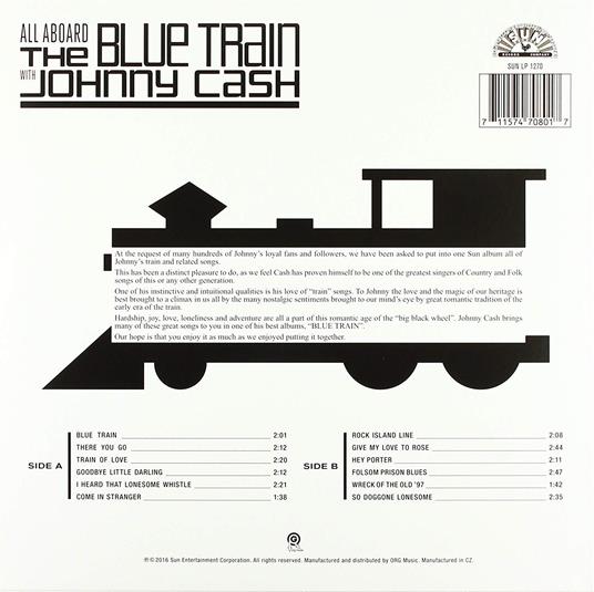 All Aboard the Blue Train - Vinile LP di Johnny Cash - 2