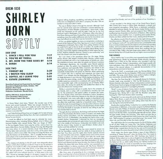 Softly - Vinile LP di Shirley Horn - 2