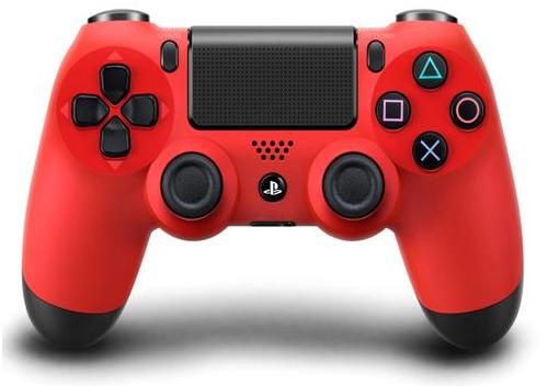 Sony DualShock 4 Gamepad PlayStation 4 Analogico/Digitale Bluetooth Nero, Rosso