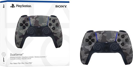 SONY PS5 Controller Wireless DualSense Grey Camo - gioco per