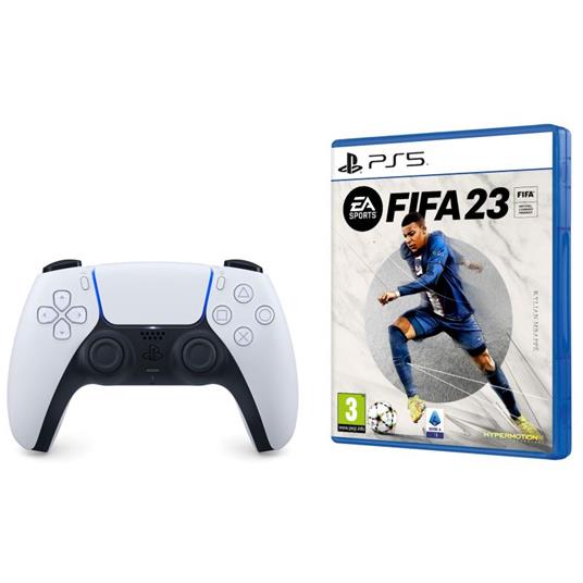 Sony DualSense + FIFA 23 Nero, Bianco Bluetooth Gamepad Analogico/Digitale PlayStation 5