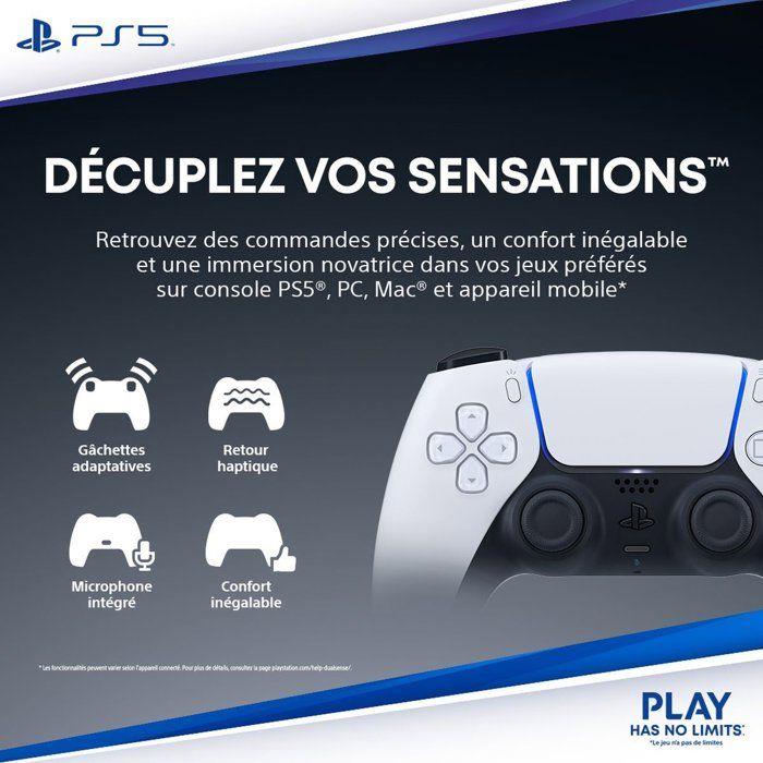 SONY PS5 Controller Wireless DualSense Sterling Silver