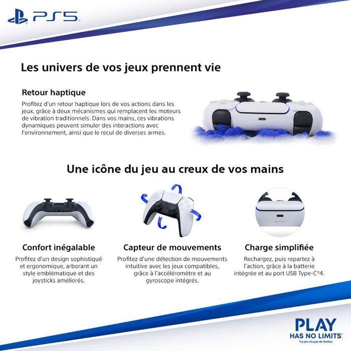 SONY PS5 Controller Wireless DualSense Sterling Silver